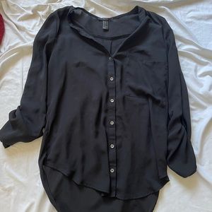 Chiffon black blouse